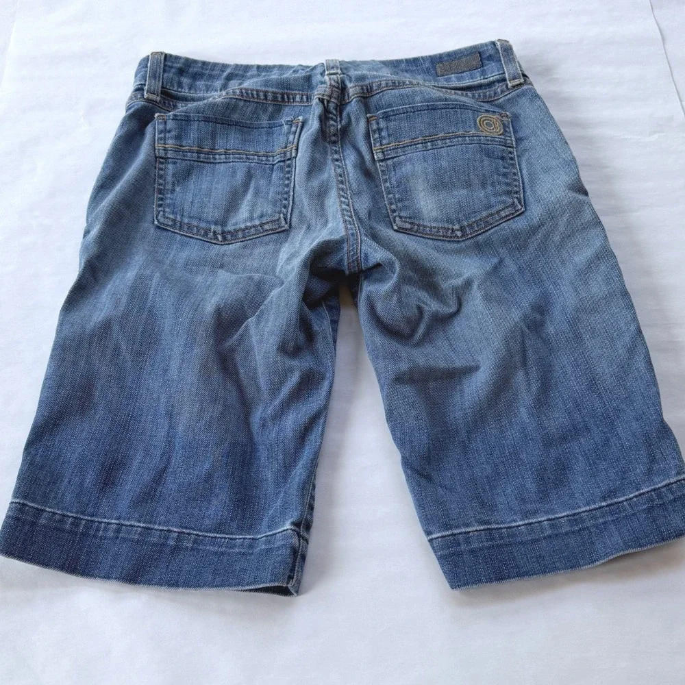 Citizens of Humanity Jerome Dahan Denim Bermuda Shorts Blue Size 25 Medium Wash